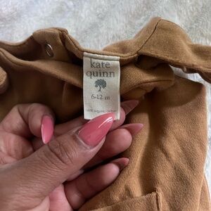 Kate Quinn Camel Baby Romper
